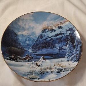 W.S. George Collectible Plate Art. Julie Kramer Cole. Numbered